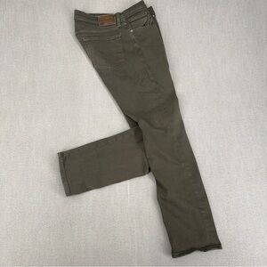 Paige Federal Men’s Pants 33x31 Slim Straight Olive Juniper Stretch Chino Office